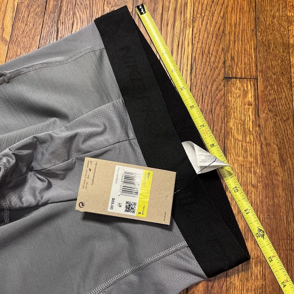 NWT Nike Pro Warm Compression Tights Pants FB7961-084 Gray Men's Size Small S